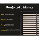 Artiss Neo Charcoal Queen Bed Frame