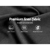 Artiss Bed Frame Double Size Gas Lift Base Charcoal TOKI