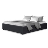 Toki Charcoal Queen Size Gas Lift Bed Frame