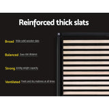 Toki Grey Gas-Lift Queen Bed Frame