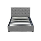 Artiss Bed Frame King Single Size Gas Lift Grey VILA