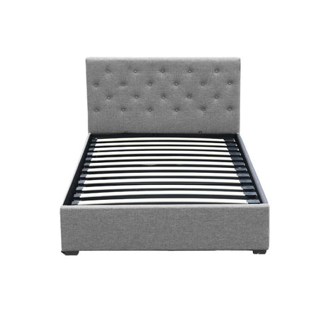Artiss Bed Frame King Single Size Gas Lift Grey VILA