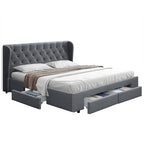 Artiss Mila Queen Bed Frame with Storage