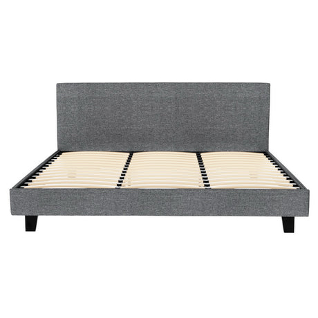 Artiss Bed Frame King Size Grey NEO