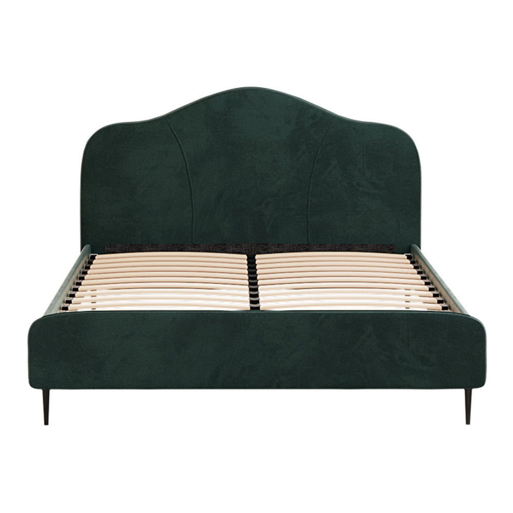 Artiss Olan Velvet Queen Bed Frame