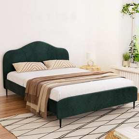 Artiss Olan Velvet Queen Bed Frame