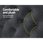 Artiss Bed Head Headboard Queen Size Fabric - CAPPI Charcoal