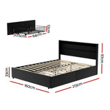 Artiss Dunn Queen Size LED Bed Frame