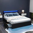 Artiss Dunn Queen Size LED Bed Frame