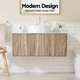 Cefito Oak Wall-Hung Vanity Unit 915mm