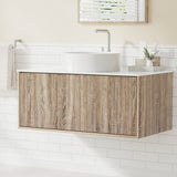 Cefito Oak Wall-Hung Vanity Unit 915mm