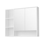 Cefito Bathroom Mirror Cabinet 100CM Vanity Medicine Wall Mounted Storage White