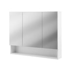 Cefito Bathroom Mirror Cabinet Medicine Adjustable Shelves Wall Hung 900x750mm White