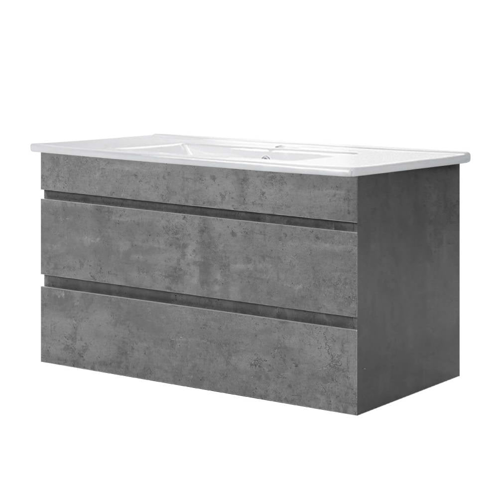 Cefito 915mm Grey Vanity Unit with Basin