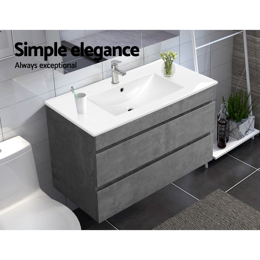 Cefito 915mm Grey Vanity Unit with Basin