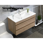 Cefito 915mm Oak Vanity Unit with Basin