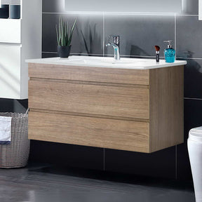 Cefito 915mm Oak Vanity Unit with Basin