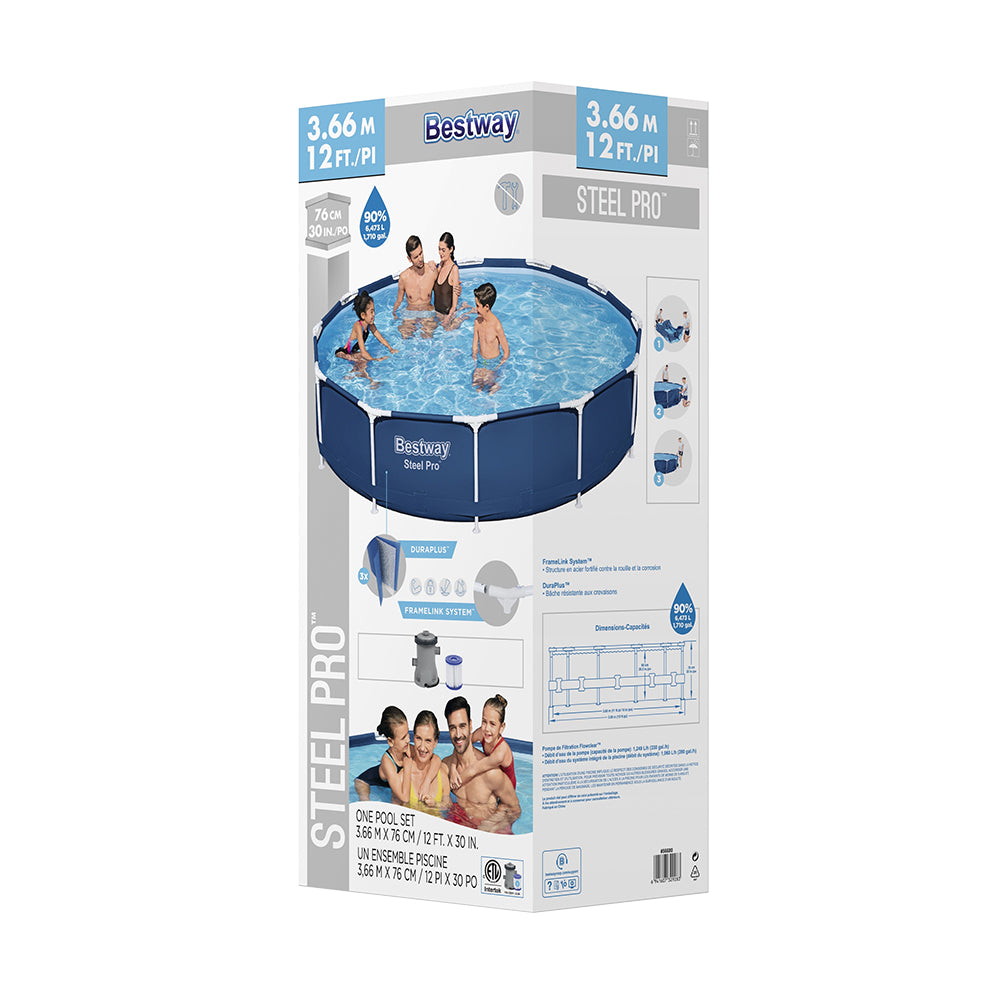 Bestway Steel Pro™ 366x76cm Above-Ground Pool