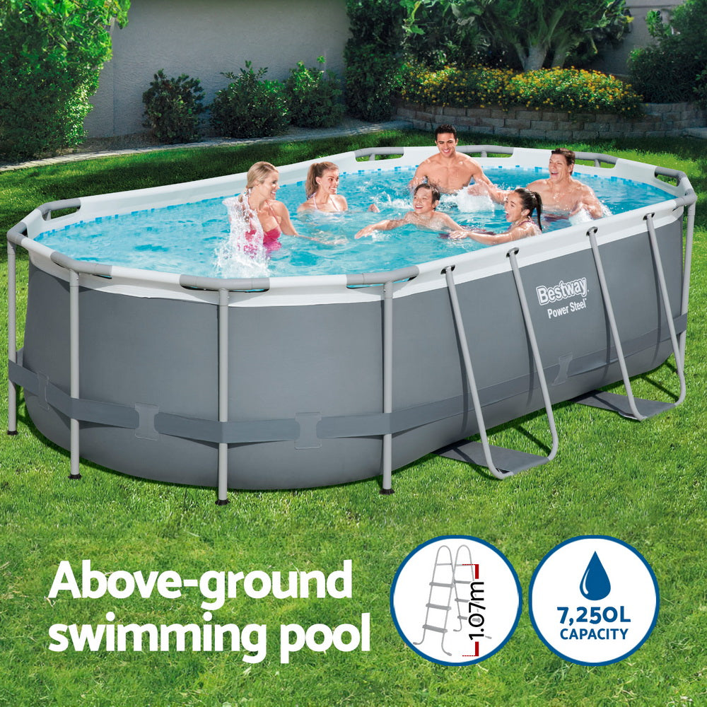 Bestway Power Steel Frame Above Ground Pool