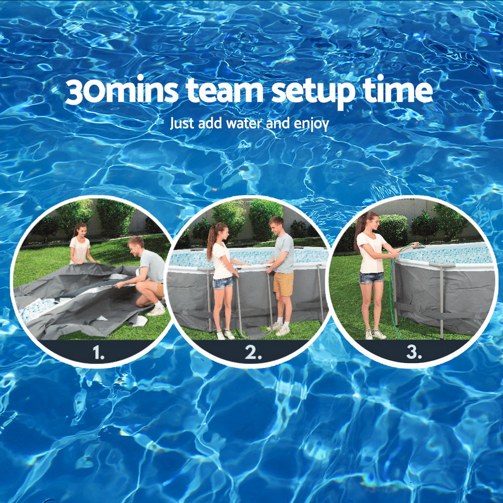 Bestway Power Steel Frame Above Ground Pool