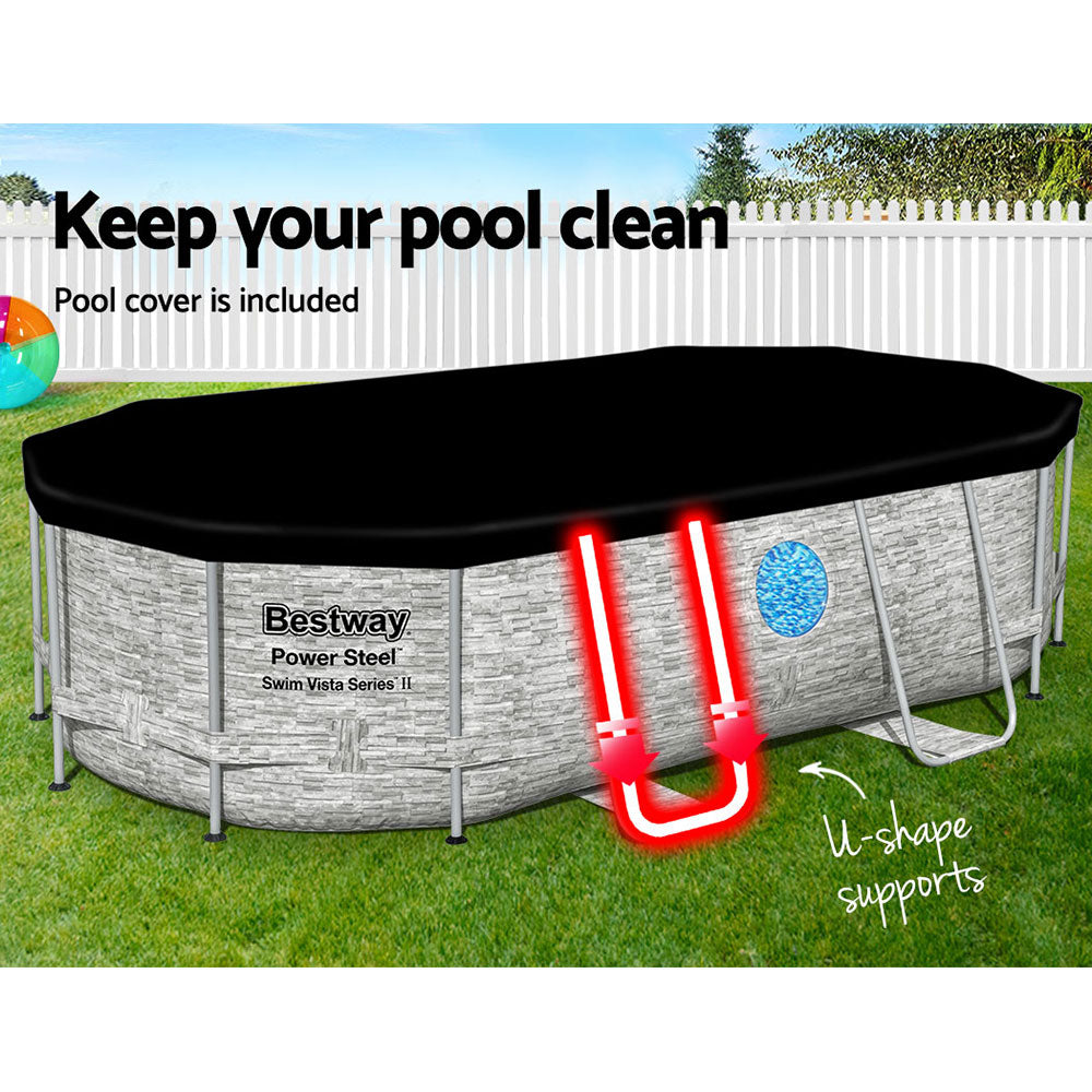 Bestway Power Steel Above Ground Pool 427x250 cm