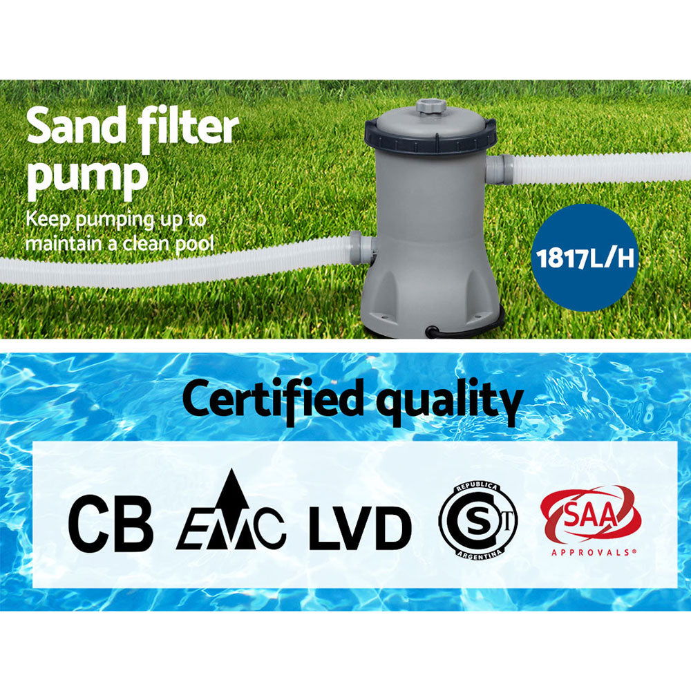 Bestway Power Steel Above Ground Pool 427x250 cm