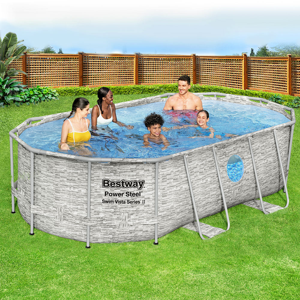 Bestway Power Steel Above Ground Pool 427x250 cm