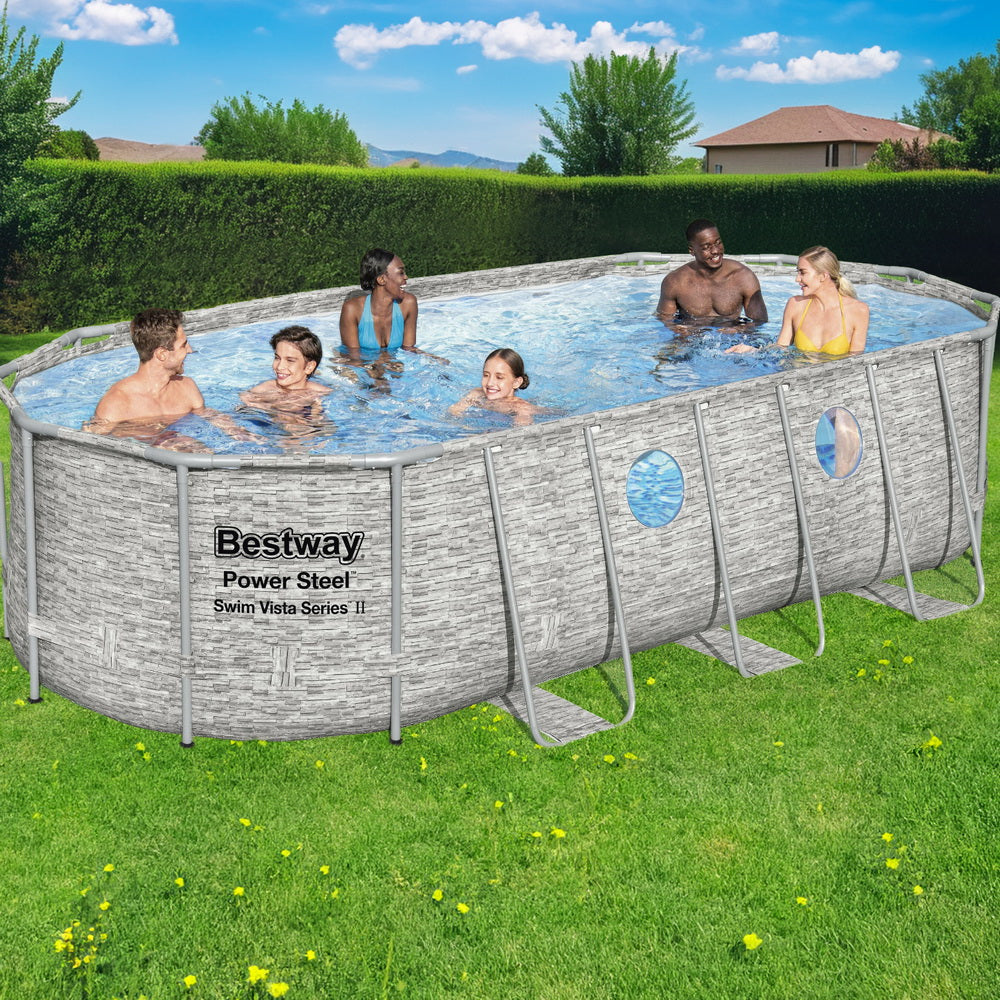 Bestway Power Steel Above Ground Pool 549x274x122cm
