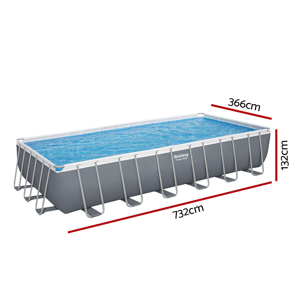 Bestway Power Steel Above Ground Pool 732x366cm