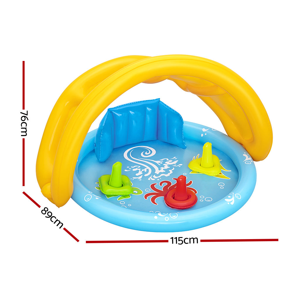 Bestway Inflatable Kids Pool with Canopy