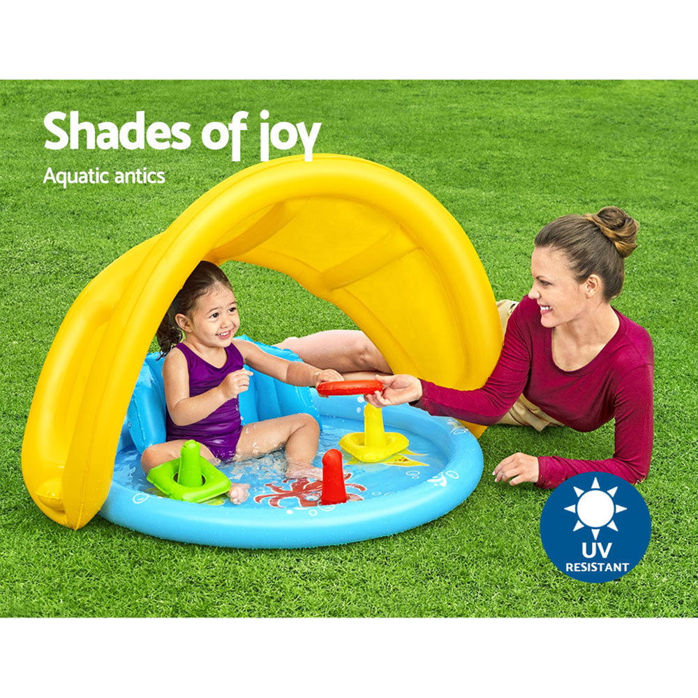 Bestway Inflatable Kids Pool with Canopy