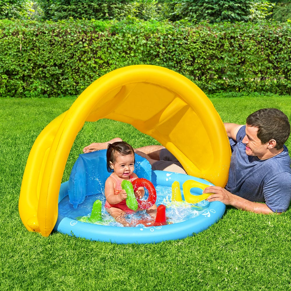 Bestway Inflatable Kids Pool with Canopy