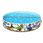 Dinosaur-Themed Kids Pool - 183x38cm