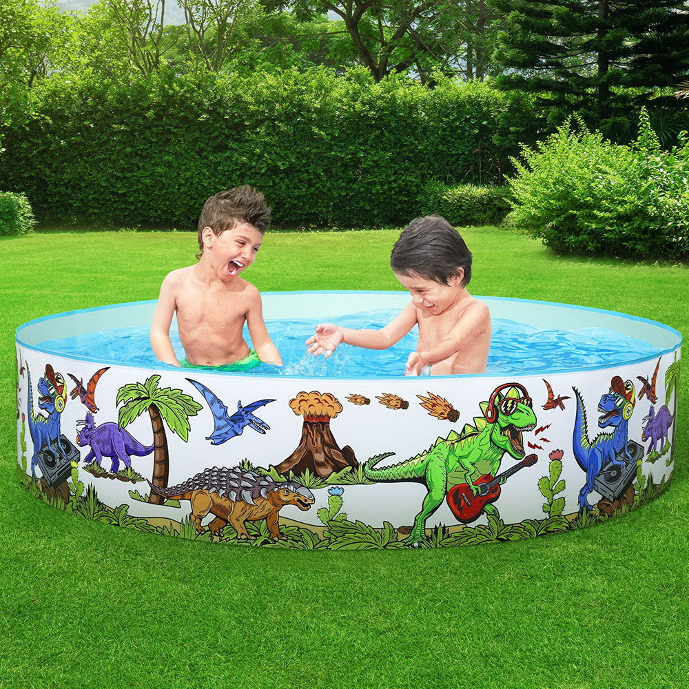 Dinosaur-Themed Kids Pool - 183x38cm