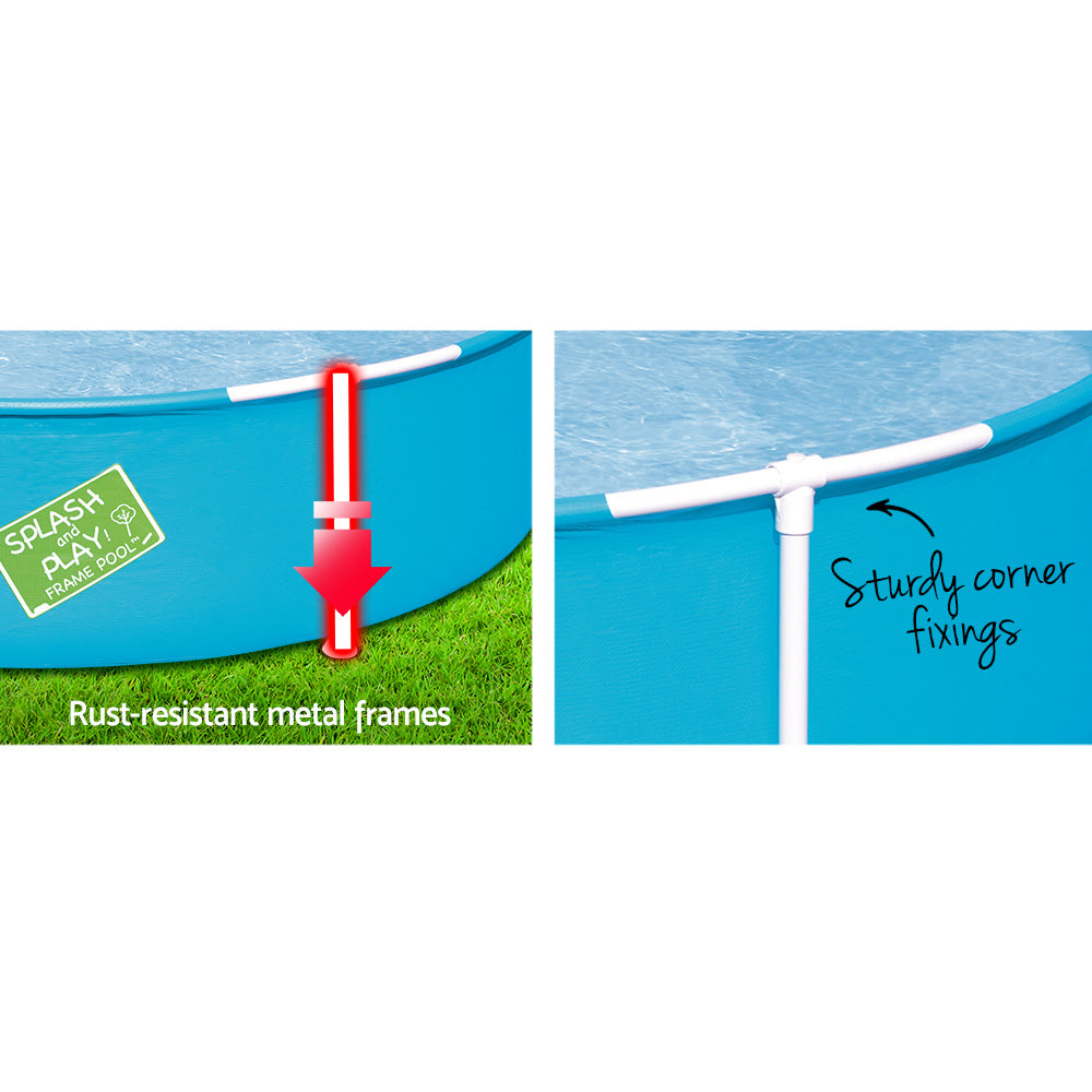 Bestway Kids Round Steel Frame Pool 152cm