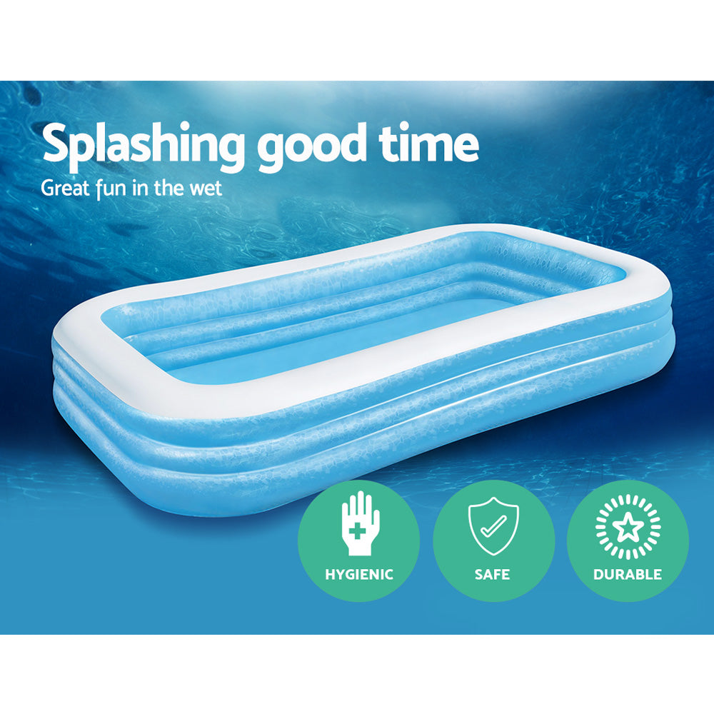 Bestway Kids Inflatable Swimming Pool 305x183cm