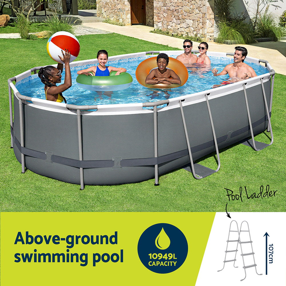 Bestway Power Steel Frame Swimming Pool Set
