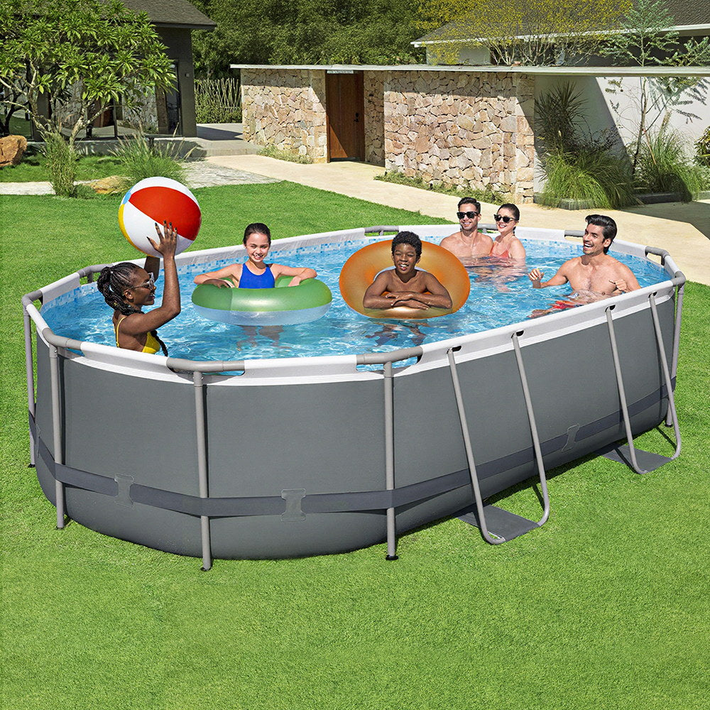 Bestway Power Steel Frame Swimming Pool Set
