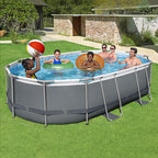 Bestway Power Steel Frame Swimming Pool Set