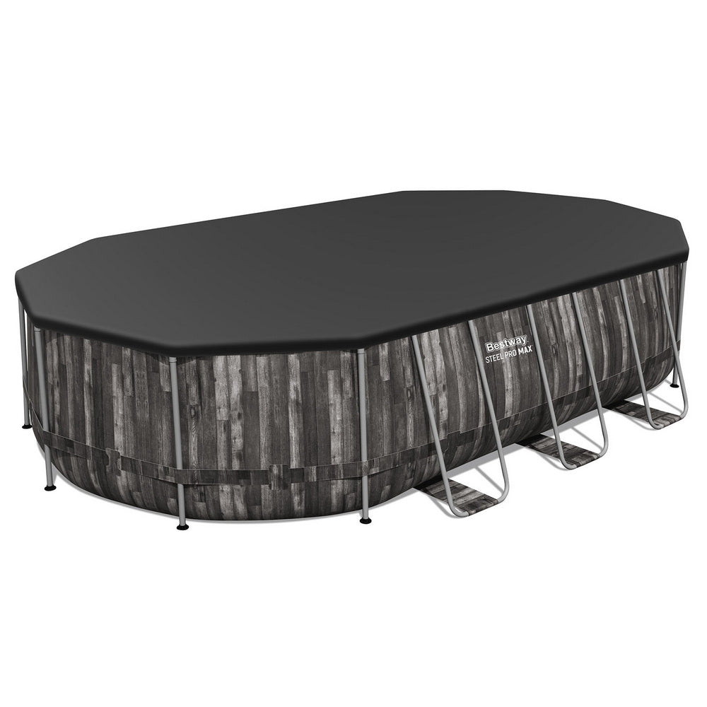 Bestway Steel Frame Swimming Pool Set 6.1x3.66m