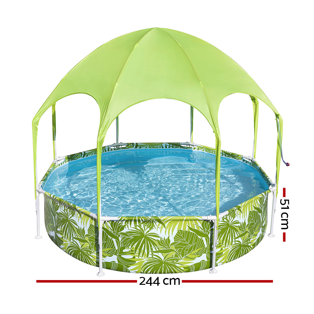 Bestway Kids 244cm Steel Frame Pool
