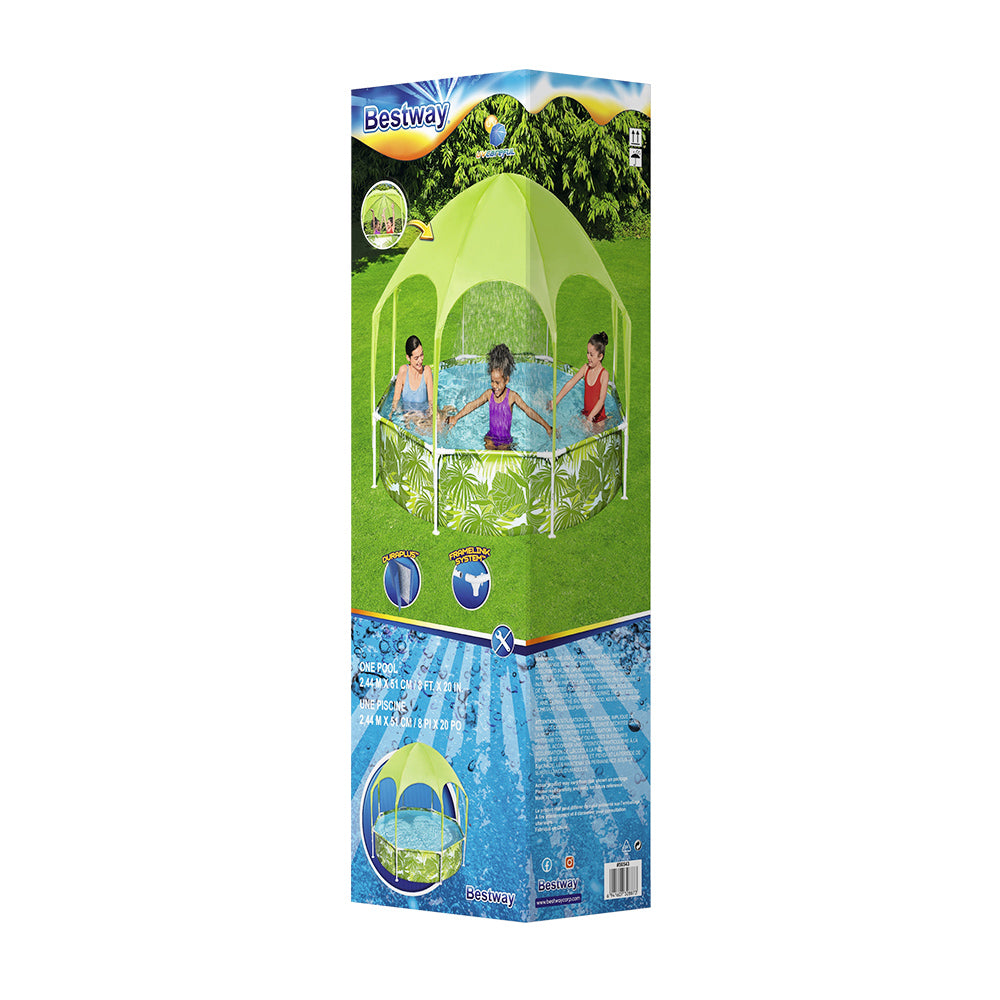 Bestway Kids 244cm Steel Frame Pool