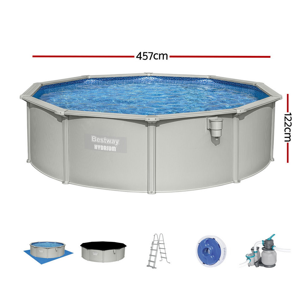 Bestway Hydrium Steel Frame Round Pool Set