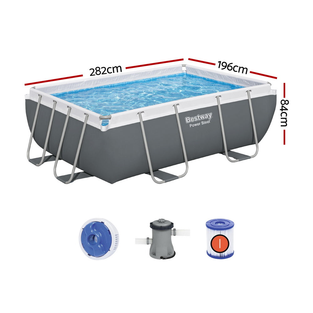 Bestway Power Steel Frame Pool 282x196cm