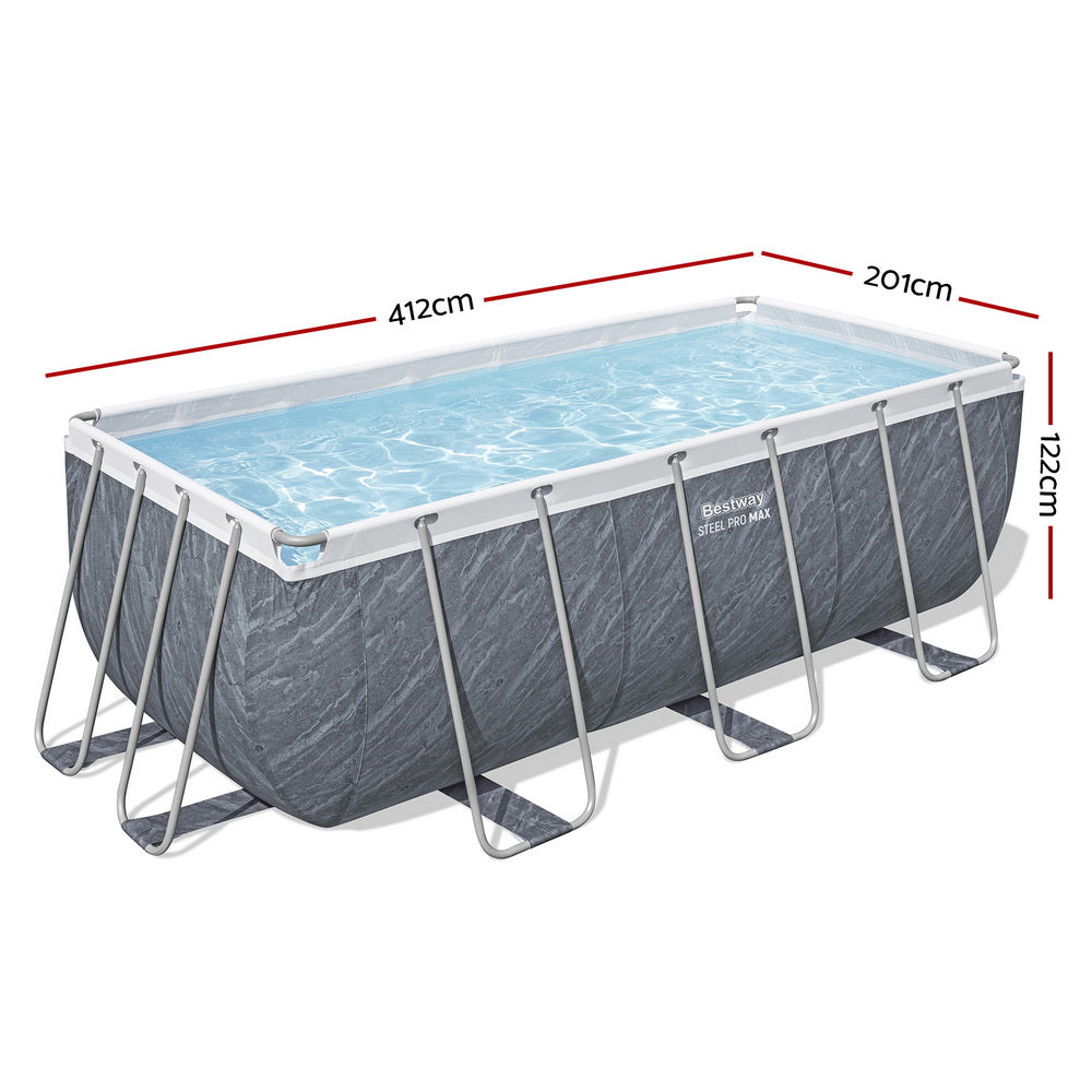 Bestway Power Steel Above-Ground Pool Set