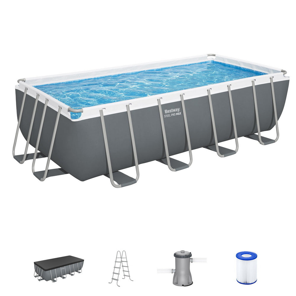 Bestway Power Steel Frame Pool Set 488x244cm