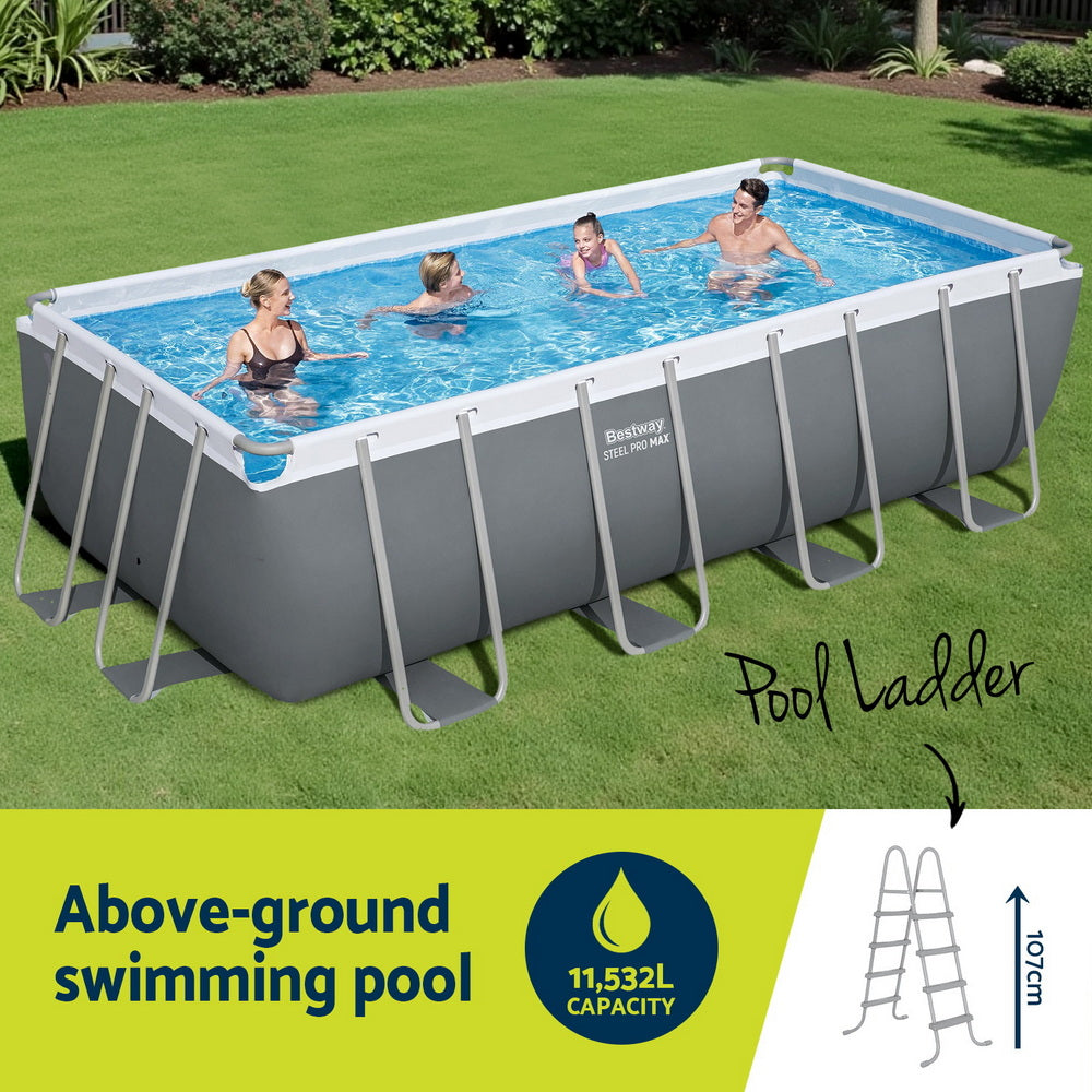 Bestway Power Steel Frame Pool Set 488x244cm