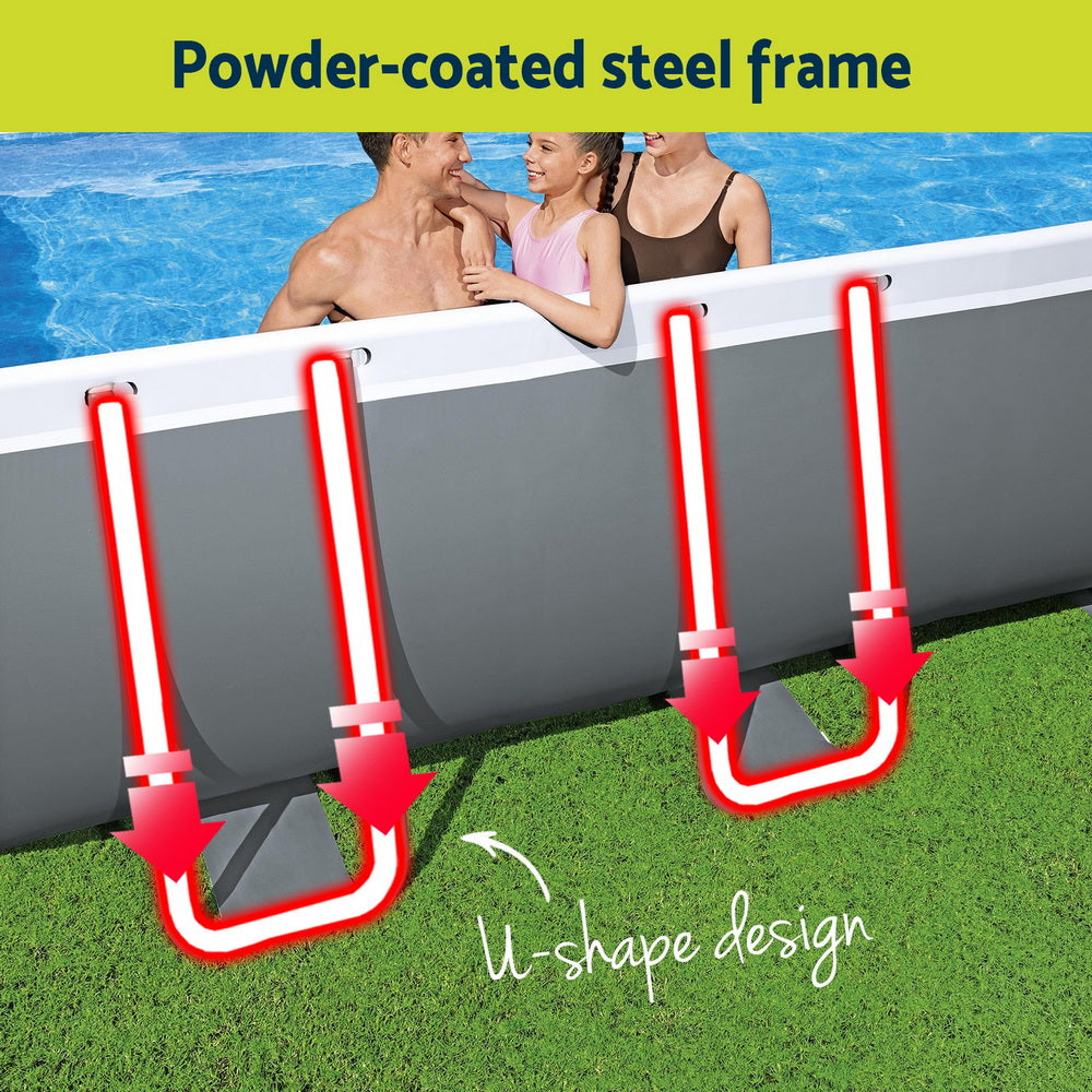Bestway Power Steel Frame Pool Set 488x244cm