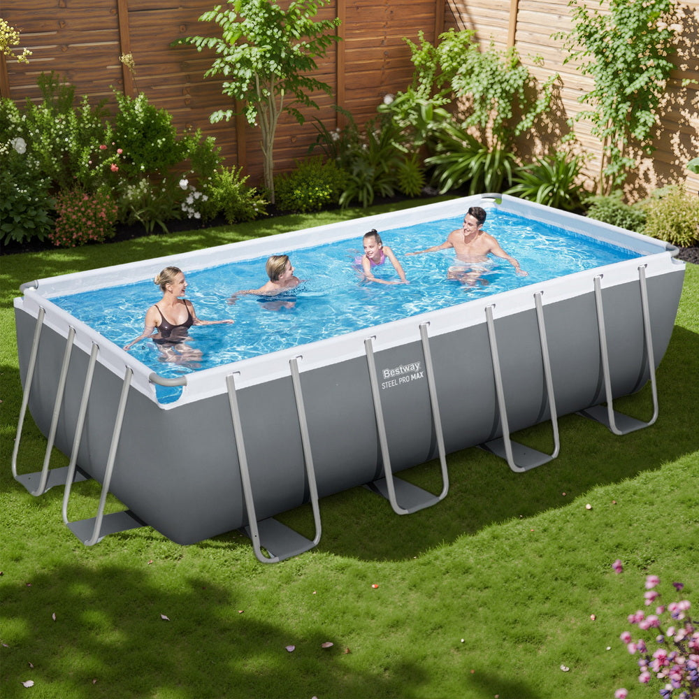 Bestway Power Steel Frame Pool Set 488x244cm
