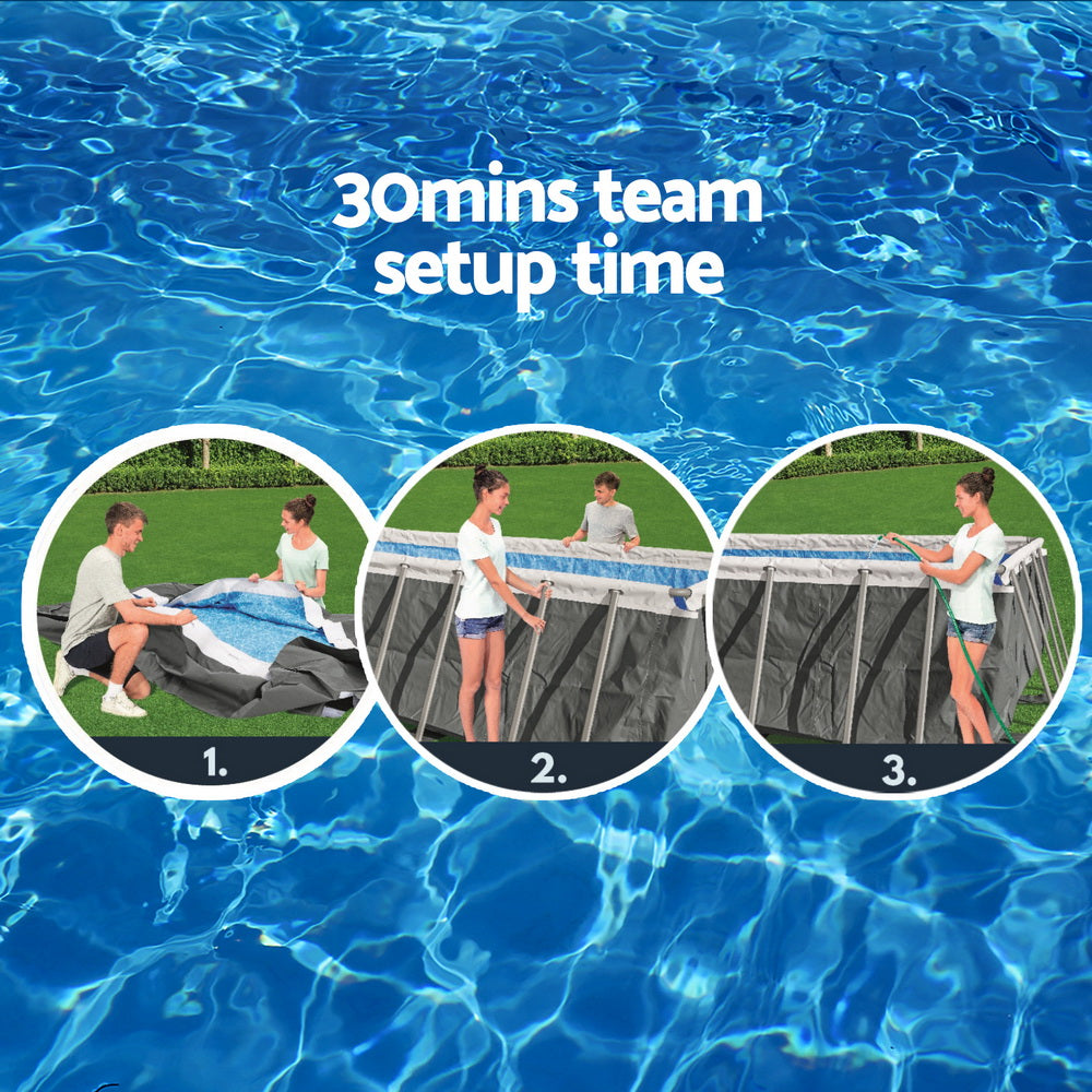 Bestway Power Steel Frame Pool 640x274x132cm